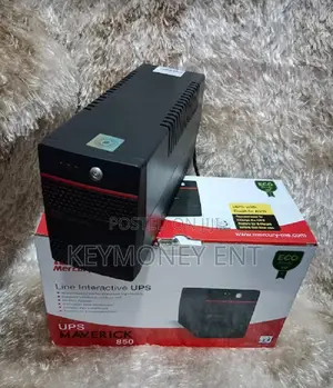 Mercury 850VA Back UP Line Interactive UPS 2 Universal Ports