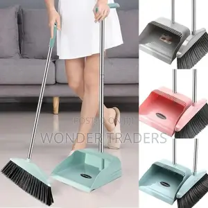 *2 in 1 Flexible Broom and Dustpan
