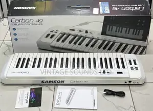 Samson Carbon 49 USB Midi Controller Musical Keyboard
