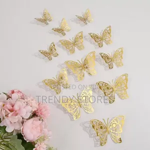 12pcs Crystal Butterflies