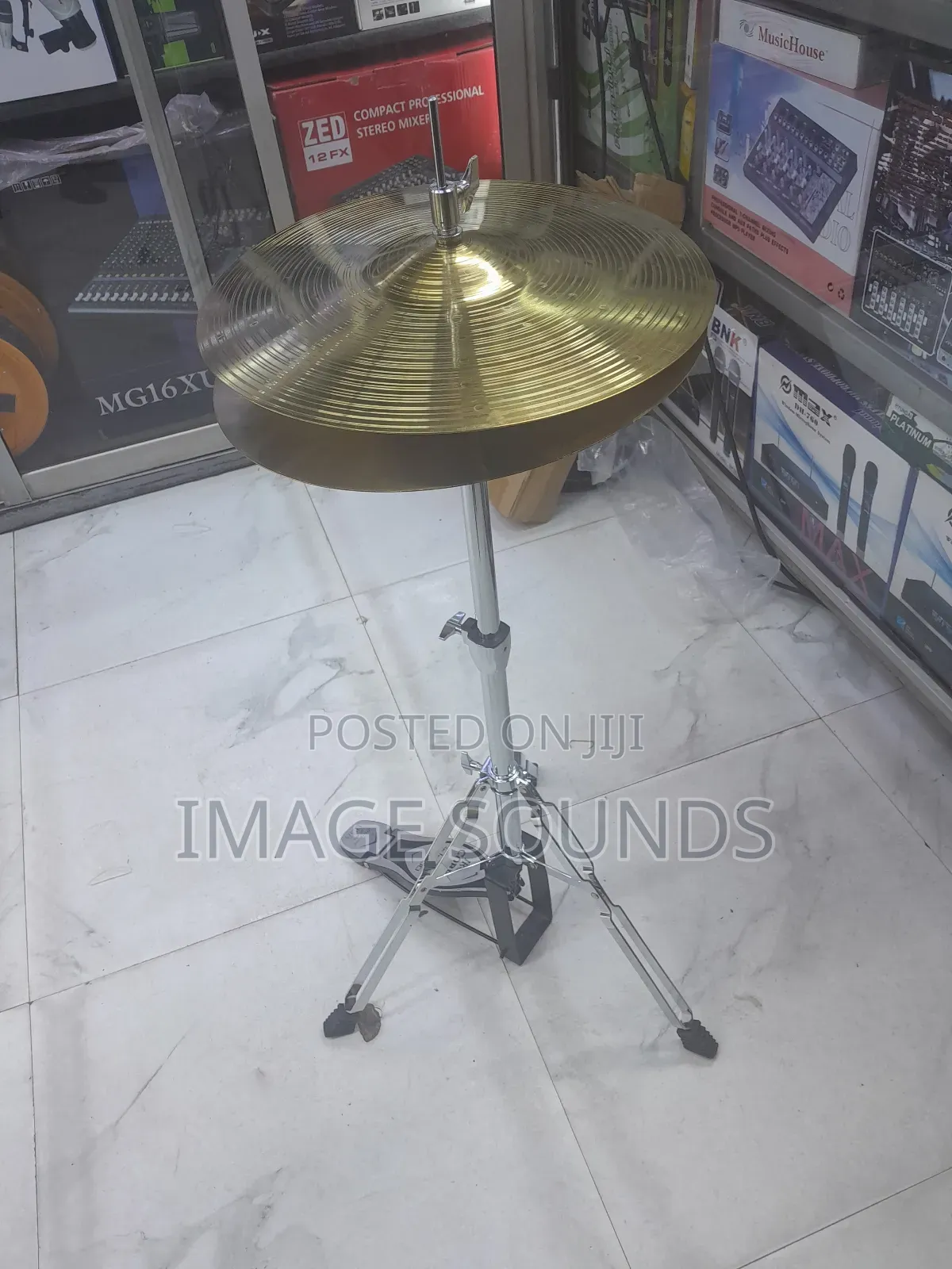 Hihat Cymbals and the Stand