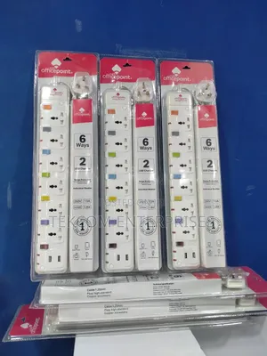 Officepoint 6 Way Officepoint Power Extension-With USB Ports