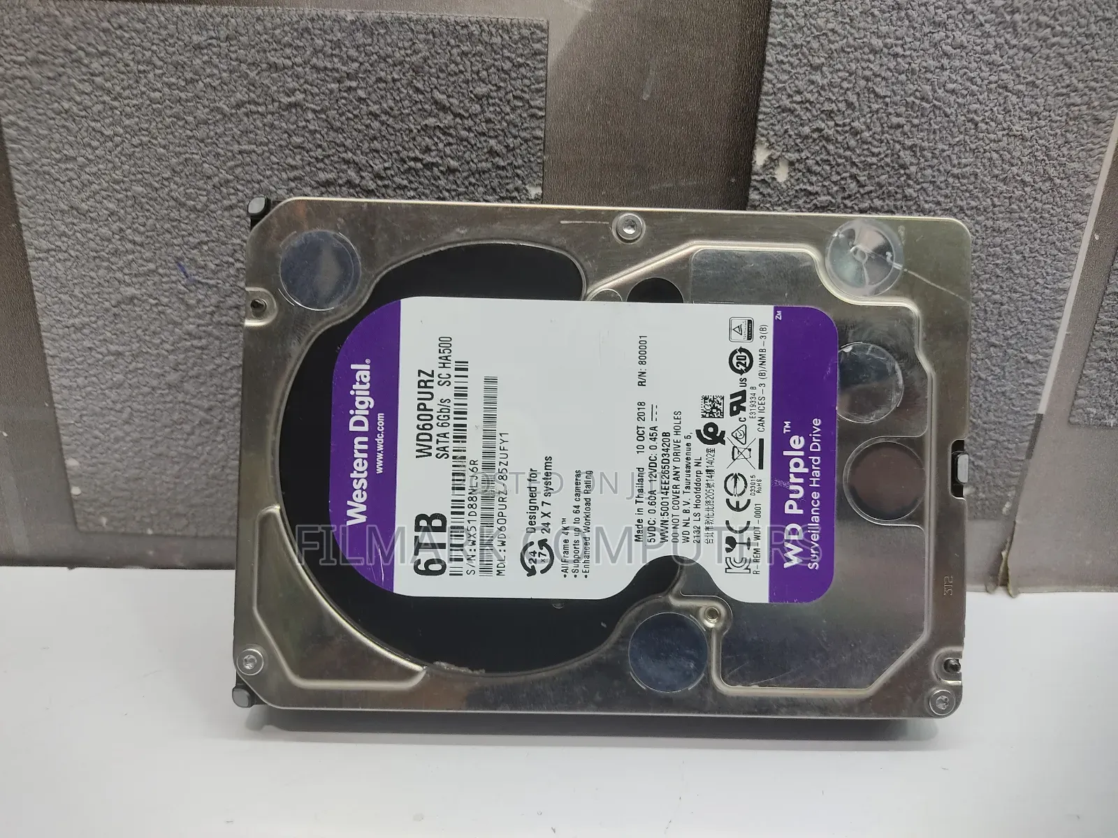 Western Digital Purple Surveillance 6tb Desktop Sata 6gbps