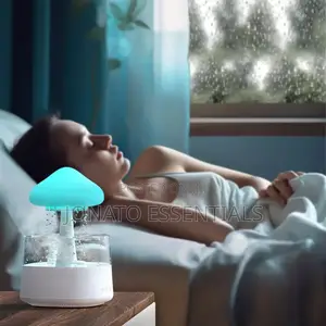 Rain Cloud Humidifier With Bluetooth Speaker