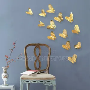 12 Pc Butterfly Wall Sticker