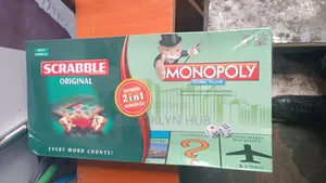 2 in 1 Scrabble and Monopoly