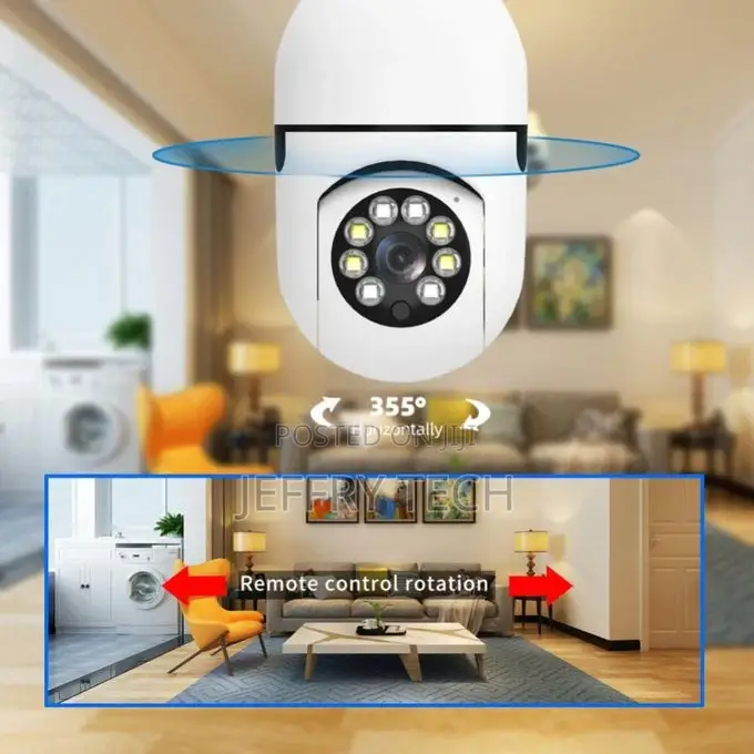 Camera Wifi 1080P Mini Security Camera V380 360 Rotate Auto