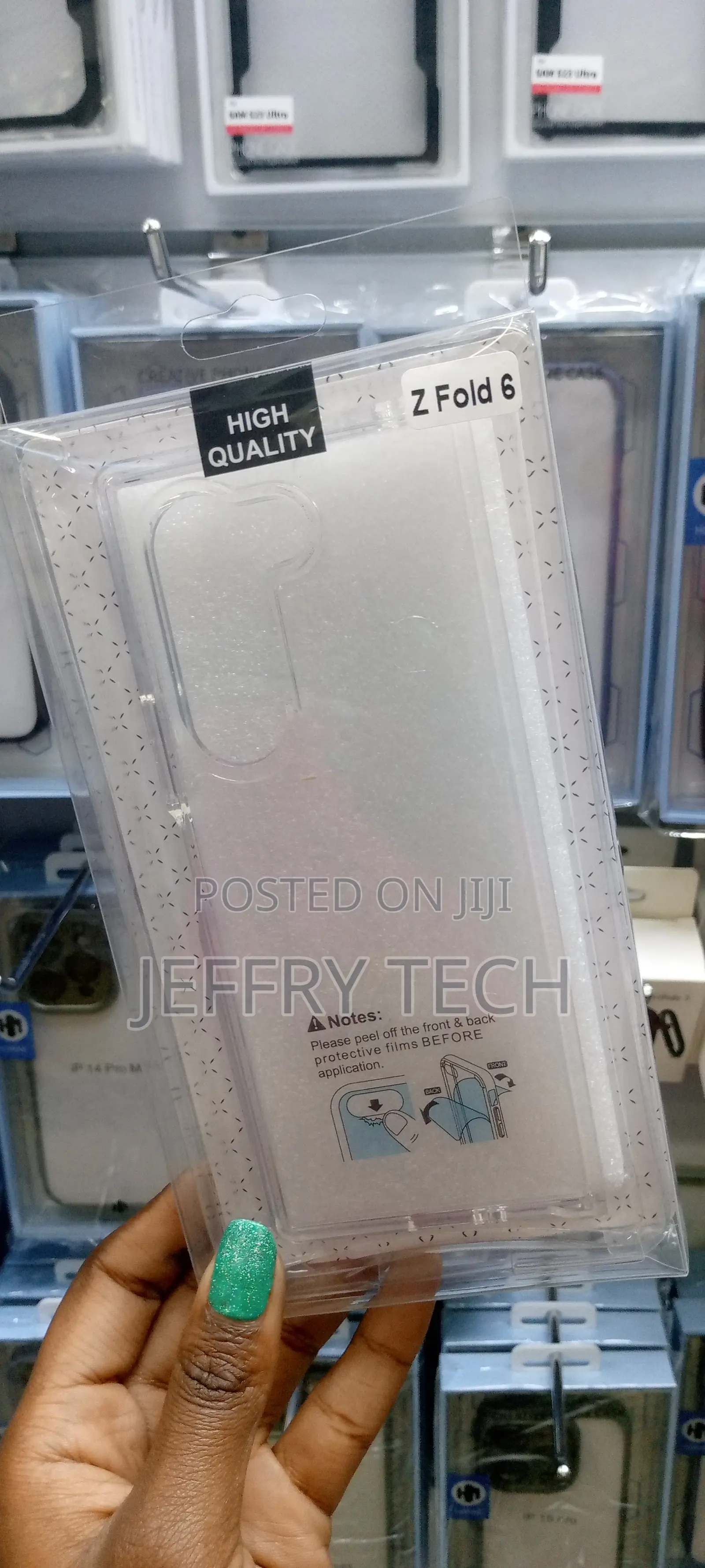 Z Fold 6 Slim Clear Case