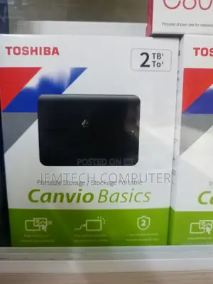 2tb*Toshiba Canvio Basics 2tb External Usb 3.0 Hard Drive