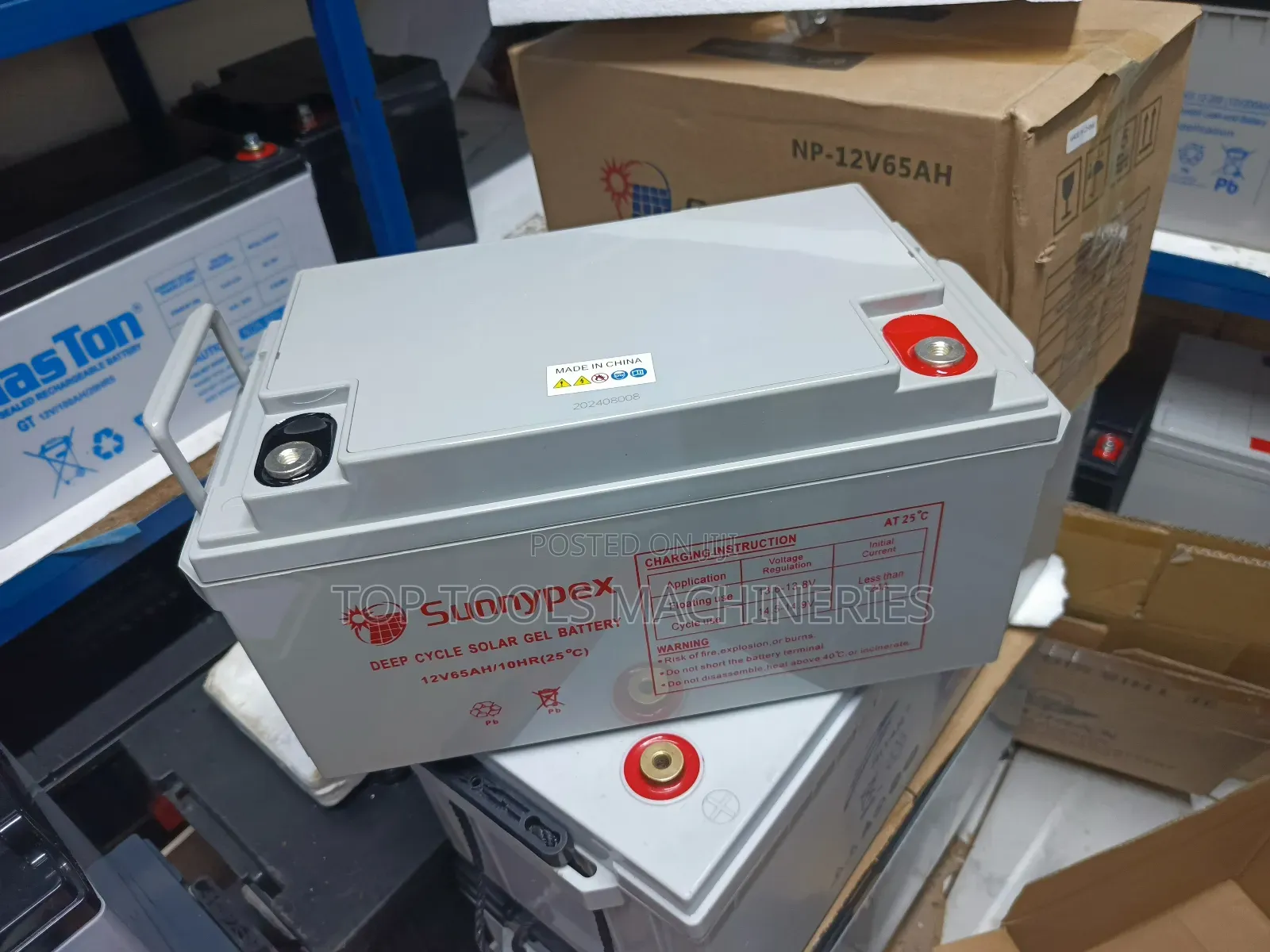 Sunnypex 65ah 12V Solar Battery