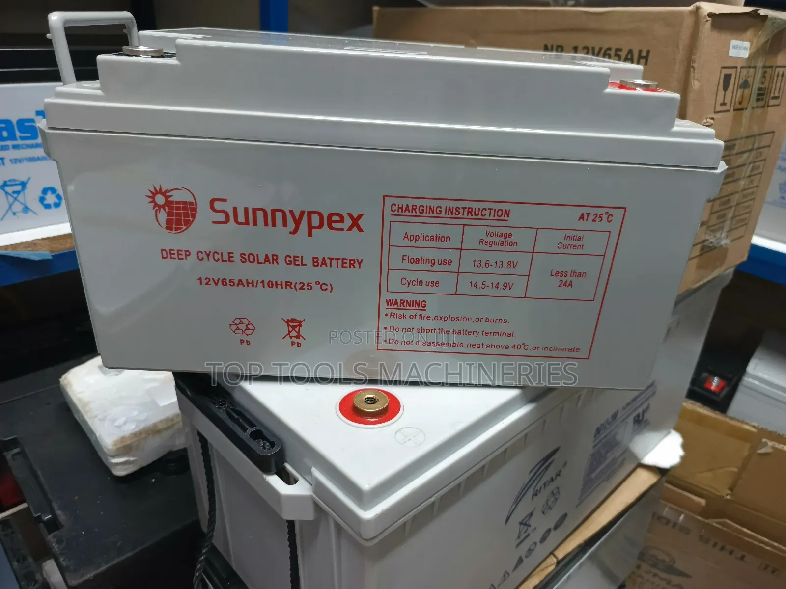 Sunnypex 65ah 12V Solar Battery