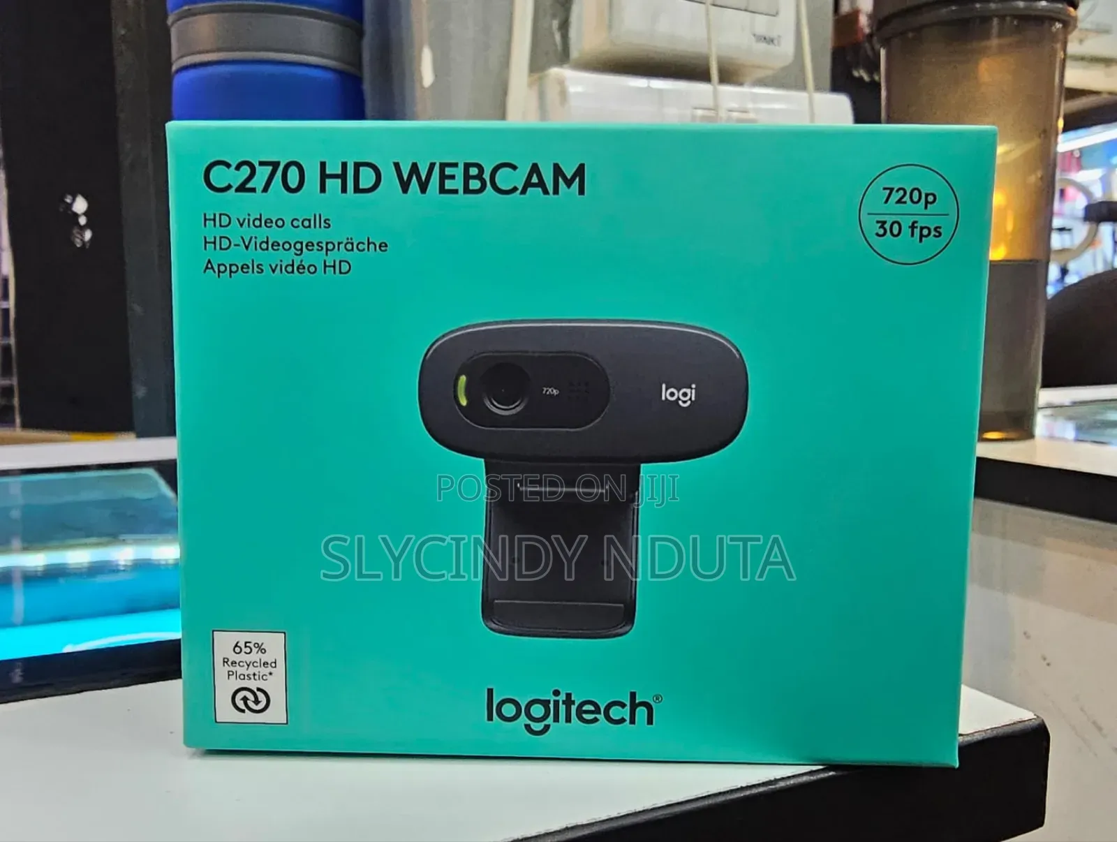 Logitech C270 HD Webcam – 720p HD