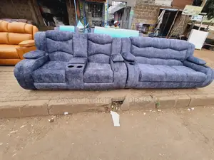 Five Seater Semi Recliner Fancy Sofa