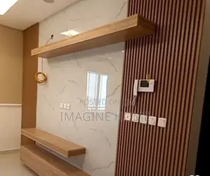 Fluted Wall Brown Panels/Marble Sheet