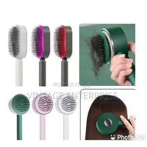 Self Cleaning Massage Comb/Hair Brush
