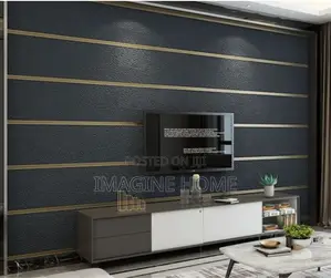 3D Wall Paper Black