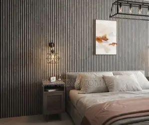 3D Wall Paper Brown/Grey Color