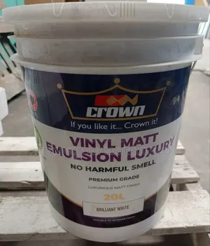 Crown Vinyl Matt Emulsion Luxury 20 Litres.