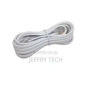 Telephone Cable - With Two RJ11 Plugs - 10 M