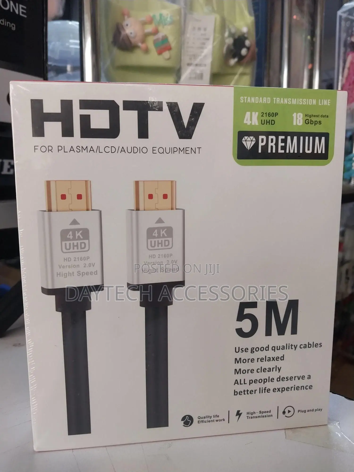 5 Meter 2.0 Hdmi Cable High Speed Premium HDTV Uhd Hdmi