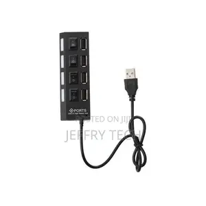 4 Port USB 2.0 USB Hub With Switch