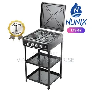 Nunix 3gas+1 Hotplate With Shelves