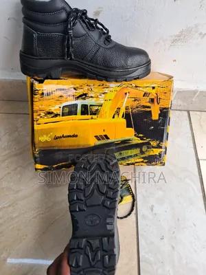 Genuine Pure Leather Safety Boots