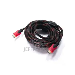 Flat HDMI Cable - Black - Shielded - 5 Meters