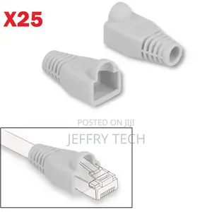 Pack of 25 Boots - RJ45 Ethernet Cable Connector - Socket Co