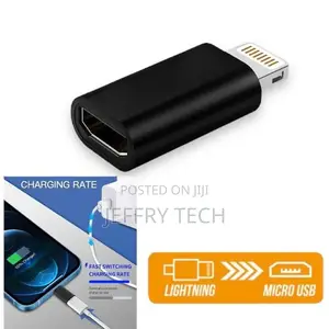 iPhone Lightning to Micro USB V8 Adapter