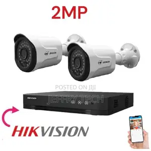 Pack 2 HD Surveillance Cameras - 2MP + XVR 4