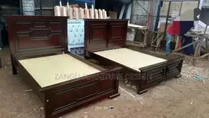 Modern Hardwood Board Bed