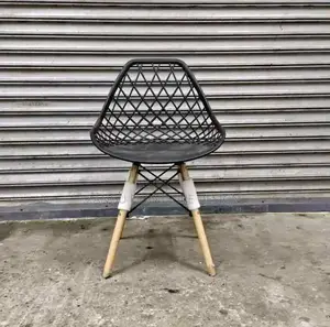 Meshed Eames Chairs Black