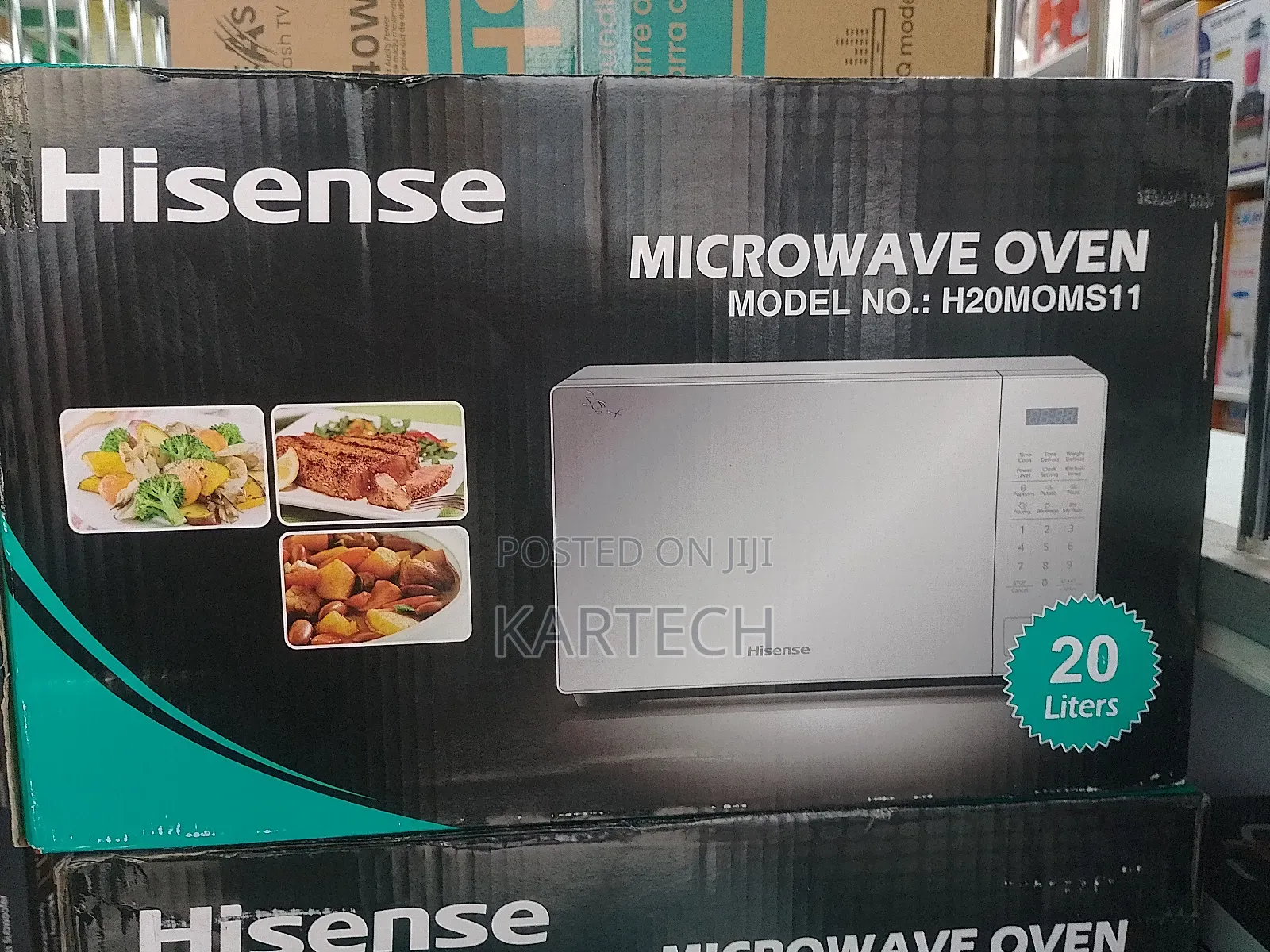 Hisense Microwave 20 L Silver Black H20moms11