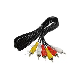 RCA Cable - 3*3 - 10M - Black Bujoj