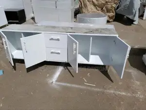 Modern TV Stand With Marble Top