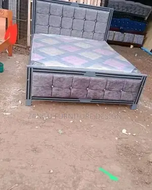 Modern Grey Bed Available
