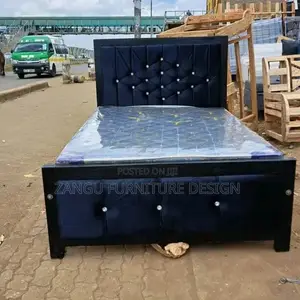 Chester Bed Available Back and Gold