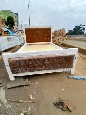 Modern Brown Bed Available