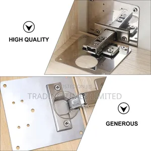 Stainless Steel Repair Plate For Cabinet Hinges