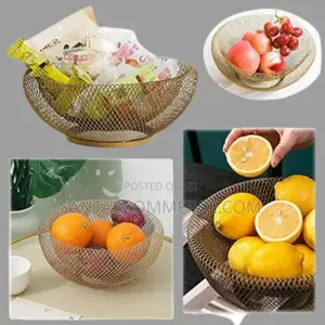 Double Wall Mesh Decorative Fruit Basket
