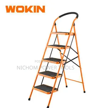 Wokin Steel Ladder, 150kg/5steps 682005