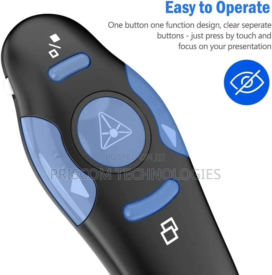 USB Dongle Presenter Remote With Laser Pointer Slide Clicker