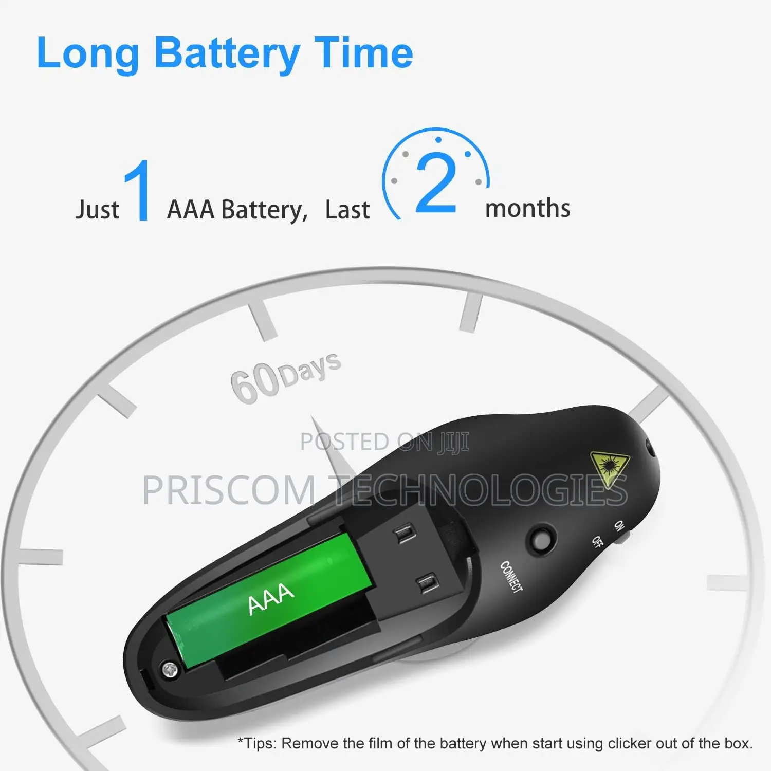 USB Dongle Presenter Remote With Laser Pointer Slide Clicker
