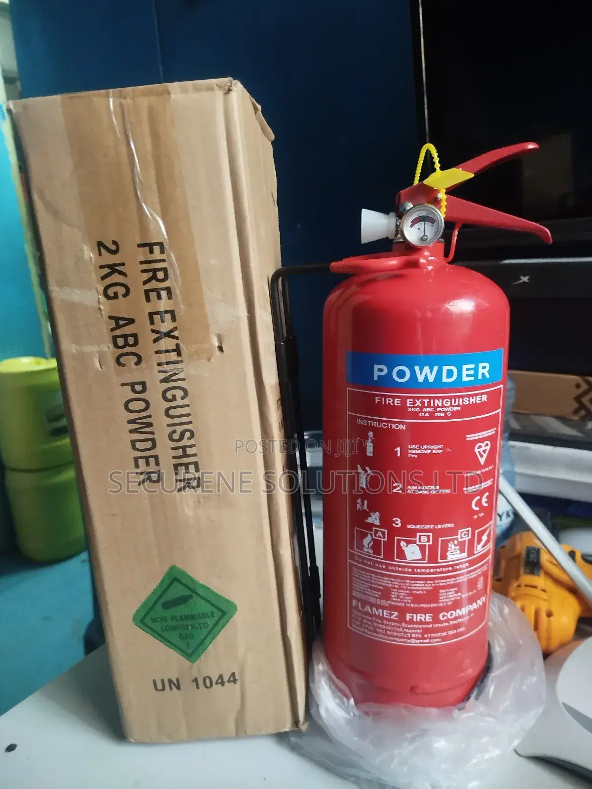 2kg Dry Powder Fire Extinguishers