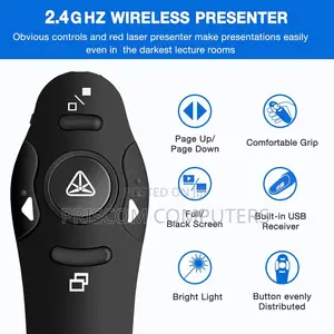 Wireless Presenter USB Laser Pointer With Remote Control Inf