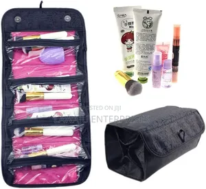 Black Travel Toiletries Organizer