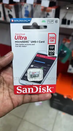 256gb Sandisk Memory Card.