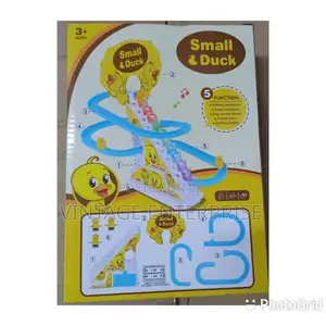 Kids Small Duck Toy Climbing Stairs Slide Game Toys