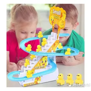 Kids Small Duck Toy Climbing Stairs Slide Game Toys